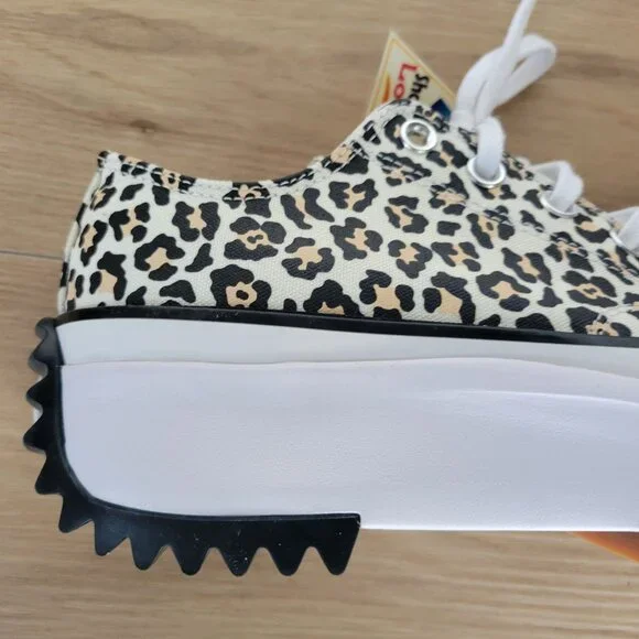 ❤️Converse Run Star Hike Platform Archive Leopard 5 Women's Shoes White A16286C - Picture 11 of 14